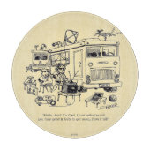 Family Vacation Snijplank (Voorkant)