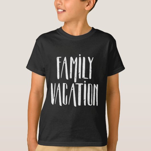 Family Vacation T-shirt (Voorkant)