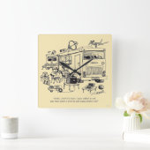 Family Vacation Vierkante Klok (Huis)