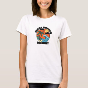 Family Vacation Zee Bright Beach New Jersey Beach T-shirt