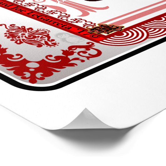 Family Vaughn Reunion Jerry Vaughn Kaart print (Hoek)