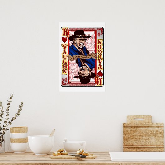 Family Vaughn Reunion Jerry Vaughn Kaart print (Keuken)