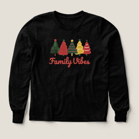 Family Vibes – Cozy Christmas Tree Design (Voorkant)