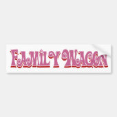 Family Wagon Bumpersticker (Voorkant)