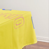 Family Word Cloud 🃏 Gestileerde Lemon Achtergrond Tafelkleed (Voorbeeld)