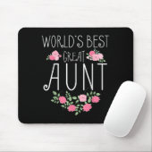Family World's Great Aun Funny Auntie Ever Gift  Muismat (Met muis)