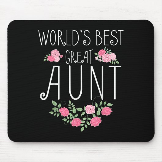 Family World's Great Aun Funny Auntie Ever Gift  Muismat (Voorkant)