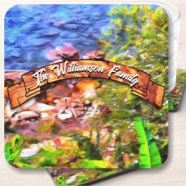 Family Yelapa Schilderachtig Path Uitzicht 0819 Bier Onderzetter