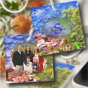 Family Yelapa Schilderachtig Path Uitzicht 0819 Sleutelhanger