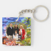 Family Yelapa Schilderachtig Path Uitzicht 0819 Sleutelhanger (Achterkant)