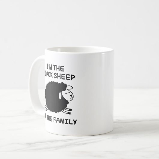 FamilyBlackSheep1B Koffiemok (Voorkant links)