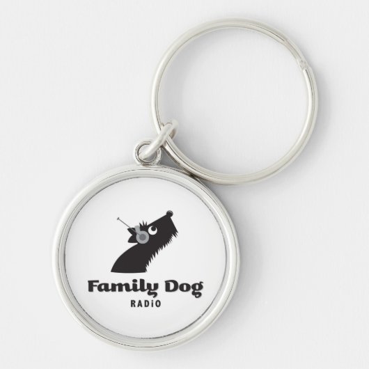 familydogradio premium sleutelhanger (Voorkant)