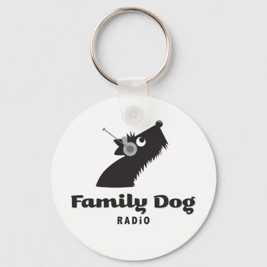 familydogradio simpele sleutelhanger (Voorkant)