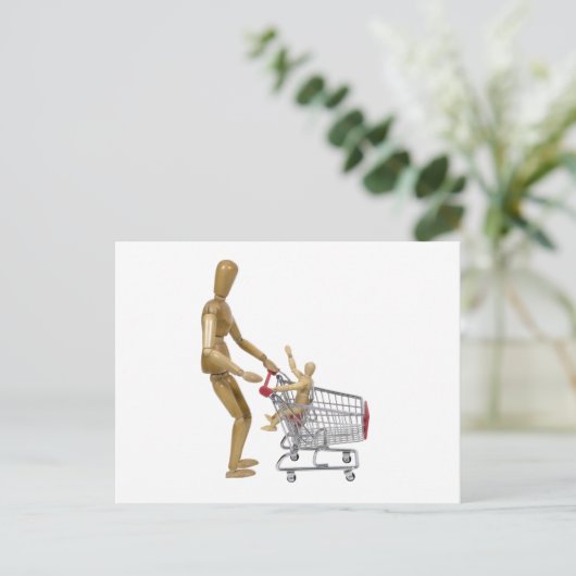 FamilyShopping112409 Briefkaart (Staand voorkant)