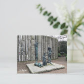 "Famine", St. Stephen's Green, Dublin, Ierland. Briefkaart (Staand voorkant)