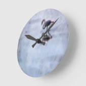 Famingo loopt in Heather Water Ronde Klok (Hoek)