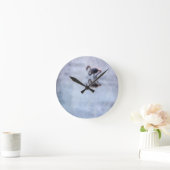 Famingo loopt in Heather Water Ronde Klok (Huis)