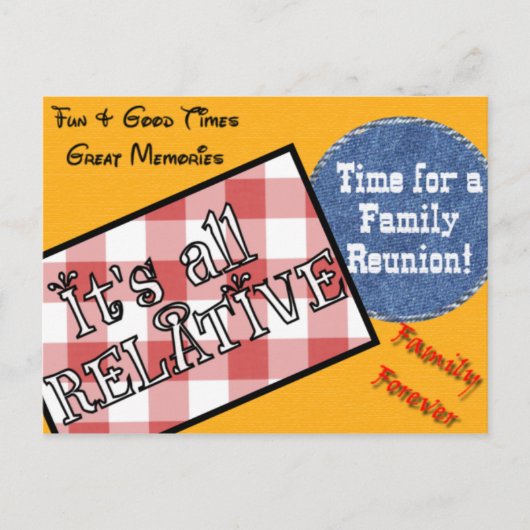 Famly Reunion Briefkaart (Voorkant)