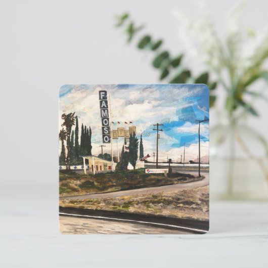 Famoso Motel 2019 Bedankkaart (Staand voorkant)