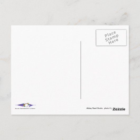 Famous Abbey Road Studio Briefkaart (Achterkant)