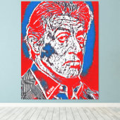 Famous Abstract People Project 3 Canvas Afdruk (Insitu (Houten vloer))