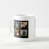 Famous Art Pug Composiet #1 Koffiemok (Voorkant links)