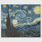 Famous Art, Starry Night, Van Gogh Cadeaupapier (Vlak)