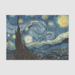 Famous Art, Starry Night, Van Gogh Tissuepapier<br><div class="desc">Famous art reprint, Starry Night, by Vincent Van Gogh</div>