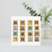 Famous Artwork Kaart (Staand voorkant)