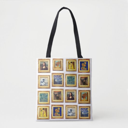 Famous Artwork Tote Bag (Voorkant)