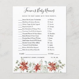 Famous Baby Names | BABY SHOWER