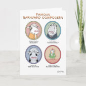 FAMOUS BARNYARD COMPOSERS KAART (Voorkant)