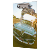 Famous Blue Swallow Motel aan Route 66 Klembord (Links)