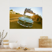 Famous Blue Swallow Motel aan Route 66 Poster (Keuken)