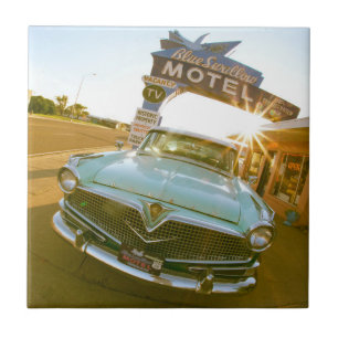 Famous Blue Swallow Motel aan Route 66 Tegeltje