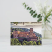 Famous castle ruins, Heidelberg, Duitsland Briefkaart (Staand voorkant)