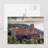 Famous castle ruins, Heidelberg, Duitsland Briefkaart (Voorkant / Achterkant)