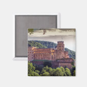 Famous castle ruins, Heidelberg, Duitsland Magneet (Voorkant / Achterkant)