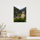 Famous Castles in Europe Countryside Afbeelding -  Poster (Keuken)