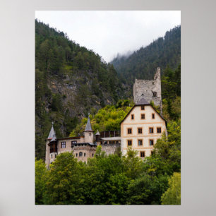 Famous Castles in Europe Countryside Afbeelding -  Poster