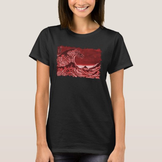 Famous Classic Great Ocean Wave Hokusai Special T-shirt (Voorkant)