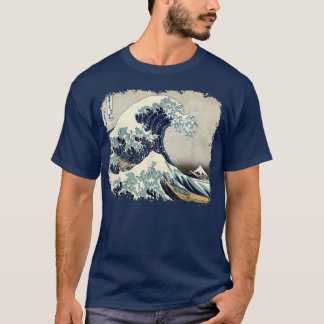 Famous Classic Japanese Fine Art Great Wave Hokusa T-shirt