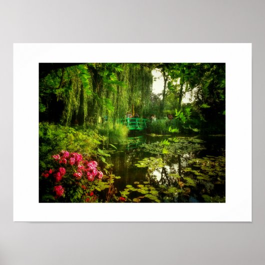 Famous Claude Monet Giverny Lilies Pond Poster (Voorkant)