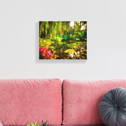 Famous Claude Monet Giverny Pond Lilies Canvas (Insitu (Woonkamer))