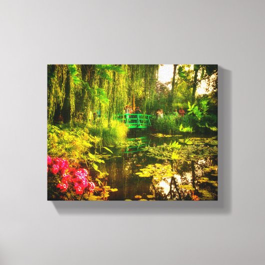 Famous Claude Monet Giverny Pond Lilies Canvas Afdruk (Voorkant)