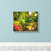 Famous Claude Monet Giverny Pond Lilies Canvas Afdruk (Insitu (Houten vloer))