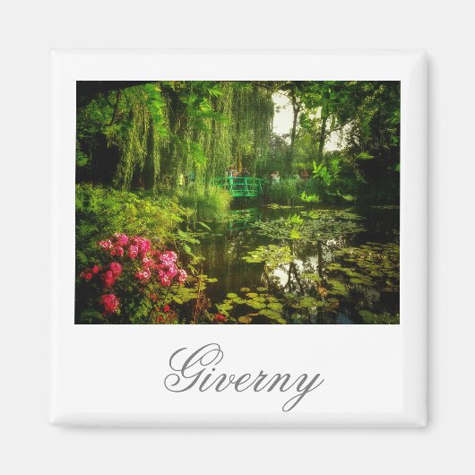 Famous Claude Monet Giverny Pond Lilies Magnet (Voorkant)