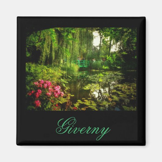Famous Claude Monet Giverny Pond Lilies Magnet (Voorkant)