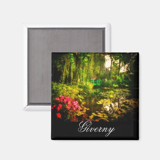Famous Claude Monet Giverny Pond Lilies Magnet (Voorkant / Achterkant)