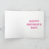 FAMOUS CLIFF MOTHER'S DAY CARD KAART (Binnen)